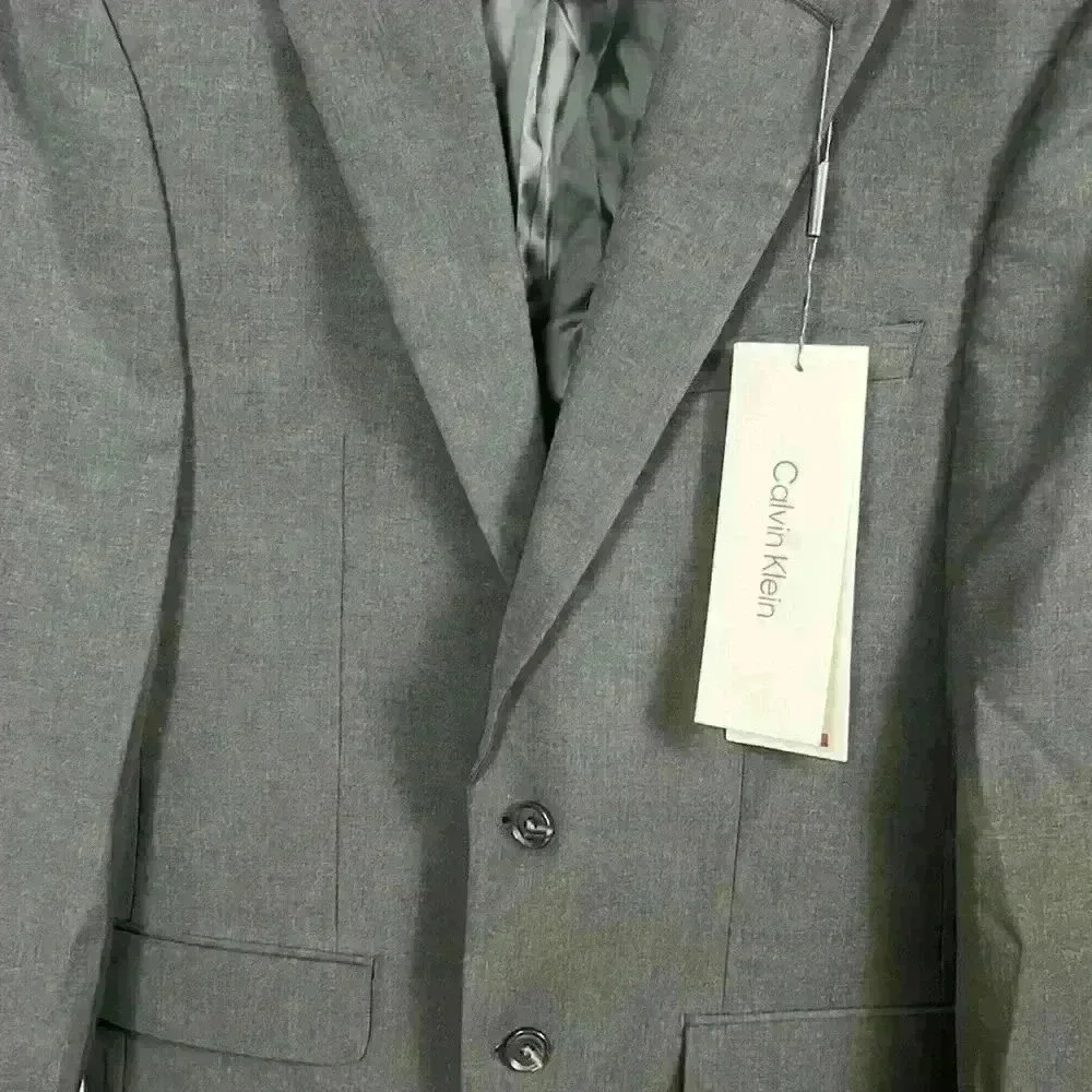 Calvin Klein Suit Jacket| Slim Fit | Charcoal Color | 38 Regular - Picture 3 of 9